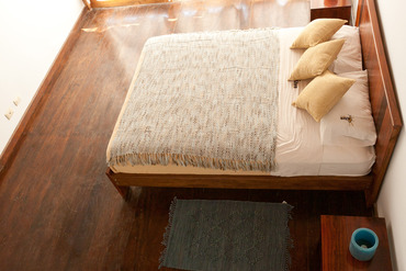 Big comfortable beds are in every room
